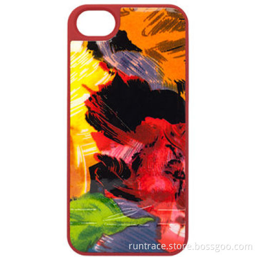 Backcover, doodle series, made of painting surface finish genuine leather